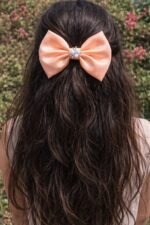 Premium Satin Hair Bow Clip for Girls & Women - Image 2