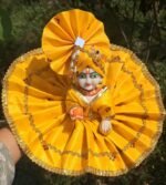 Laddu Gopal Yellow Dress Size 1-12 | Beautiful Poshak for Kanha Ji | Bal Gopal Poshak for Janmashtami & Daily Shringar - Image 4