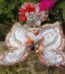 Premium handmade butterfly design Laddu Gopal dress with mukut, mirror work