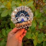 Nayahe- Handmade Designer Laddu Gopal Dress Set | Premium Blue Silver Poshak with Mukut Size 1-6 - Image 2