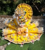 Laddu Gopal Yellow Dress (Size 1 to 6) | Handmade Designer Poshak | Premium Quality