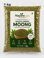 Premium Whole Green Moong (Sabut Moong) 1 Kg | 100% Natural, Unpolished & High Protein | Rich in Fiber