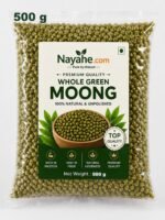 Premium Whole Green Moong (Sabut Moong) 500g | 100% Natural, Unpolished & High Protein